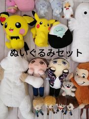 ぬいぐるみセット売り/BTSキャラクター/おさるのジョージ/すみっコぐらし/ピカチュウ、ピチュー/ムーミン谷にょろにょろ/ハスキーぬいぐるみ/グッズぬいぐるみ/バックヤード/1300