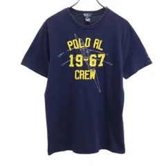 ポロバイラルフローレン 半袖 Tシャツ 170 ネイビー Polo by Ralph Lauren キッズ 古着 【240406】 メール便可