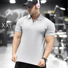 [XXL]メンズ ファッション 服  オシャレ シンプル 大人 かっこいい 大きいサイズ ストリート 紳士服 ヒップホップ HipHop  夏 スタイル ヘンリー 襟 / ロ 袖口 スーツ トレーニング ウェア 通気性 カジュアル T シャツ
