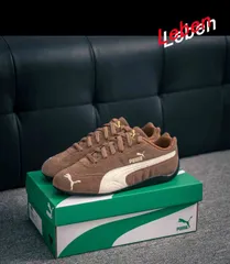 PUMA プーマ スニーカー レディース ファッション SPEEDCAT OG スピードキャット コーヒー色です 男女兼用 398847-02