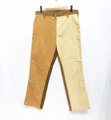 MARNI X CARHARTT WIP BROWN COLOUR BLOCK TROUSERS マルニ カーハート カラー ブロック パンツ トラウザー チノパン コーデュロイのサムネイル