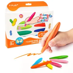 【正規品（新品）】 YPLUS 大きいクレヨンセット 24色のサムネイル