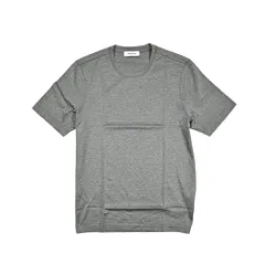 GRAN SASSO グランサッソ / マーセライズコットン 100% Tシャツ カットソー クルーネック 半袖 春夏 メンズ FILO SCOZIA 杢 グレー イタリア製 422791のサムネイル