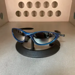 廃盤　OAKLEY　MINUTE　サングラス　ミラーブルーレンズ　ブルーフレーム 廃盤 OAKLEY MINUTE サングラス ミラーブルーレンズ ブルー