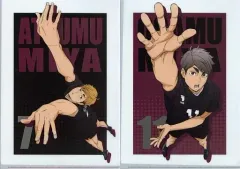 【中古】クリアファイル 宮侑＆宮治 A4クリアファイル2枚セット 「ハイキュー!! TO THE TOP」
