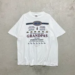 90年代 USA製 GRANPAS メッセージ プリントTシャツ メンズ2XL 【SS2506】