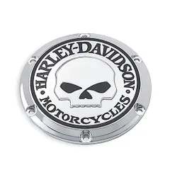ハーレー純正 ダービーカバー スカル 25440-04A