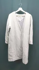 ◇ ag by aquagirl アウター 冬もの ノーカラー カジュアル バックスリット 長袖 コート サイズM ピンク レディース E  【1308160046272】