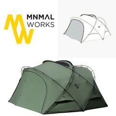 ミニマルワークス シェルターGH ベスティビュール チャコール メッシュドア SHELTER G/GH VESTIBULE DOOR - MESH/ BLACKシェルターG/GH