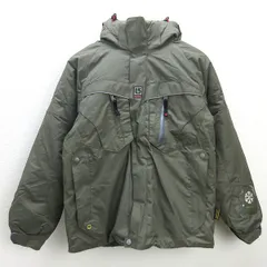 D■バートン/BURTON GORE-TEX スノボジャケット ウインターウェア【M】カーキ/MENS■44【中古】のサムネイル