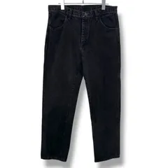 RUSTLER Black Denim Pants 【W34×L30 ②】 90年代 2000年代 ラスラー ブラックデニム ジーンズ メキシコ製 後染め