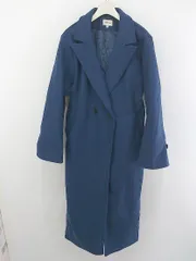 ■ ◎ emi+ 長袖 コート サイズL ブルー レディース P  【中古】 【1210240007519】