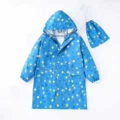 ☆ ブルー ☆ Sサイズ ☆ レインコート キッズ レインコート キッズ 子供用 かわいい 可愛い こども 子ども オシャレ おしゃれ レインウェア フード ランドセル対応 カッパ アウトドア 梅雨 雨 雨合羽 子供 男の子 女の子 雨具 旅行 撥水 はっ水