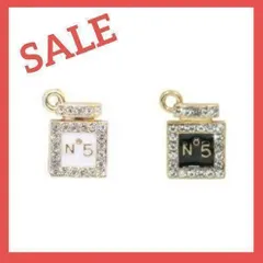 ４個 香水瓶 パフューム 香水ボトル No.5 デザイン ゴールド チャーム メタルパーツUVレジン クラフトピアス イヤリング  材料 資材