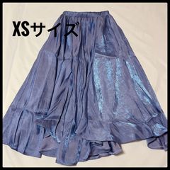 【未使用】フレアスカート　ラベンダー色　XS