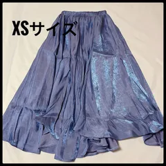 【未使用】フレアスカート　ラベンダー色　XS