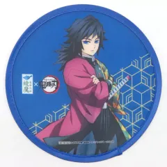 【中古】うちわ・扇子 冨岡義勇 オリジナル 折りたためるうちわ 「綾鷹×鬼滅の刃」 対象商品購入特典