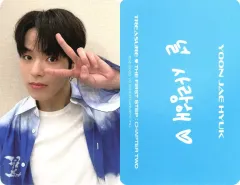 【中古】コレクションカード(男性) TREASURE/ユン・ジェヒョク /裏面印刷メッセージ入り/CD「THE FIRST STEP：CHAPTER TWO」(WHITE Ver.)封入特典セルフィーフォトカード