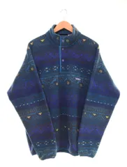 パタゴニア PATAGONIA 90s シンチラスナップT ネイティブ柄 Made in USA SYNCHILLA 90's USA製 ジャケット マルチカラー Lサイズ 103MT-3003