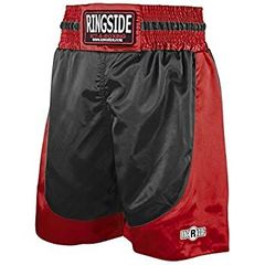 Ringside Pro Style Shorts, Boxing Trunks, Size L, for Kickboxing, Muay Thai, and Mixed Martial Arts Training and Gym Wear