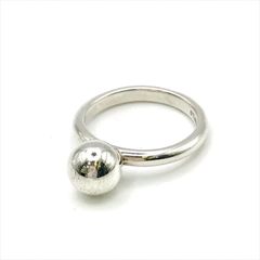美品 TIFFANY＆Co ティファニー ハードウェア AG925 レディース 指輪 リング アクセサリー 10号 シルバー  k6046