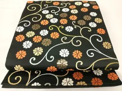 平和屋着物○六通柄袋帯 紬地 抽象文様 正絹 逸品 DAAU6830ob