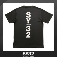 【SY32 by SWEET YEARS】シールドロゴ 半袖 Tシャツ 黒