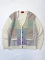 Supreme(シュプリーム) 22ss ブラッシュド グリッド モヘア カーディガンのサムネイル