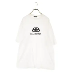 2023年最新】BALENCIAGA バレンシアガ メンズ イエローロゴ半袖Tシャツ