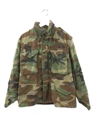 ヴィンテージ VINTAGE 80s US ARMY M-65 フィールドジャケット ウッドランドカモ 迷彩 S X-SHORT