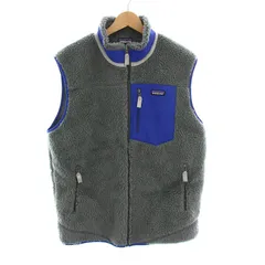 パタゴニア Patagonia M's Classic Retro-X Vest メンズ クラシック レトロX ベスト フリース ジップアップ ボア XL ブルー グレー 23048 /YM