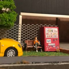 1/64 ジオラマ用ベンチ トミカ ホットウィール etc.