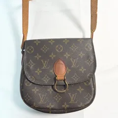 【送料無料】Louis Vuitton/ルイヴィトン/サンクルー/ショルダーバッグ/肩掛けバッグ/モノグラム/ブラウン/中古品