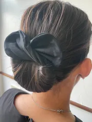 デフトバン お団子ヘアメーカー シニヨンメーカー 黒 丸型