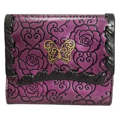 美品♡ANNA SUI アナスイ三つ折り財布 がま口 セルパン 完売品紫パープル 2025年最新】Anna Sui 三つ折り財布の人気アイテム - メルカリ