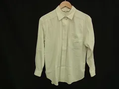 ChristianDior クリスチャンディオール コットン100％ 長袖 Yシャツ ブラウス トップス 表記サイズM 洋服 アイボリー系 DK1110