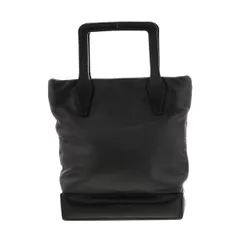 【中古】 LOEWE （ロエベ） ﾊﾝﾄﾞﾊﾞｯｸﾞ バッグ レザー ブラック シンプル leather  Blackのサムネイル