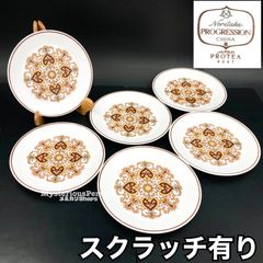 MZ648) Noritake Progression PROTEA デザートプレート 6枚 セット 現状品