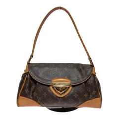 ◎◎LOUIS VUITTON ルイヴィトン モノグラム ビバリーMM  ワンショルダーバッグ M40121 ブラウン