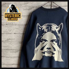 02800【インパクト大】ヒステリックグラマー / HYSTERIC GLAMOUR☆ヒスガール See No Evil スウェット