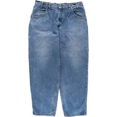 古着 90年代 リーバイス Levi's SILVER TAB シルバータブ BAGGY バギー ペイント テーパードデニムパンツ USA製 メンズw36相当/evb008087