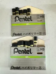 Pentelハイポリマー芯　0.3mm　HB 12本入り　2個セット