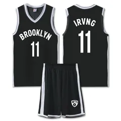 大人用 キリーヴ・アーヴィング 11番 バスケットボールユニフォーム 速乾練習着 普段着る 誕生日 プレゼント ブラック