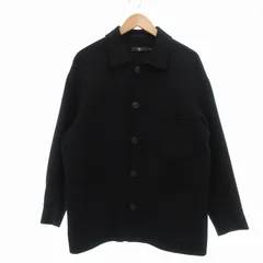 新品未使用　タグ付き　ウールブレンドオーバーサイズシャツジャケットブラック M 新品未使用 タグ付き ウールブレンドオーバーサイズシャツ