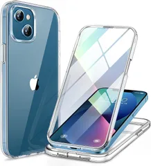 新品 Miracase iPhone13 用 ケース スマホケース iphone13 用 カバー 9H 強化ガラス 2021 6.1インチ フルカバー 360°保護 ワイヤレス充電対応 クリア