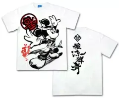 【中古】Tシャツ(キャラクター) ミッキーマウス 雅涼群舞Tシャツ ホワイト S 「ディズニー夏祭り2014」 東京ディズニーランド限定 