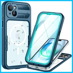 【在庫セール】完全防水 IP68米軍規格 マグネット搭載 フェイスID認証/指紋認証対応 高透光性 5G レンズ保護 用ケース 耐衝撃 MagSafe 滑り止め 防塵 15 防雪 15 水中撮影 ワイヤレス充電サポート超軽量 iPhone 薄型 iPhone