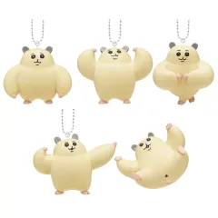 【中古】キーホルダー 全5種セット 「ムキムキのハムちゃん フィギュアマスコット」のサムネイル