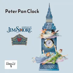 【新品】ピーターパン　クロックフィギュア　ディズニートラディション 時計 Peter Pan Clock - Disney Traditions（ディズニー