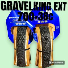 パナレーサー グラベルキング EXT TLC 700×38c ブラウン2本セット グラベルロード、クロスバイク 自転車通勤・通学にもおすすめのタイヤ！